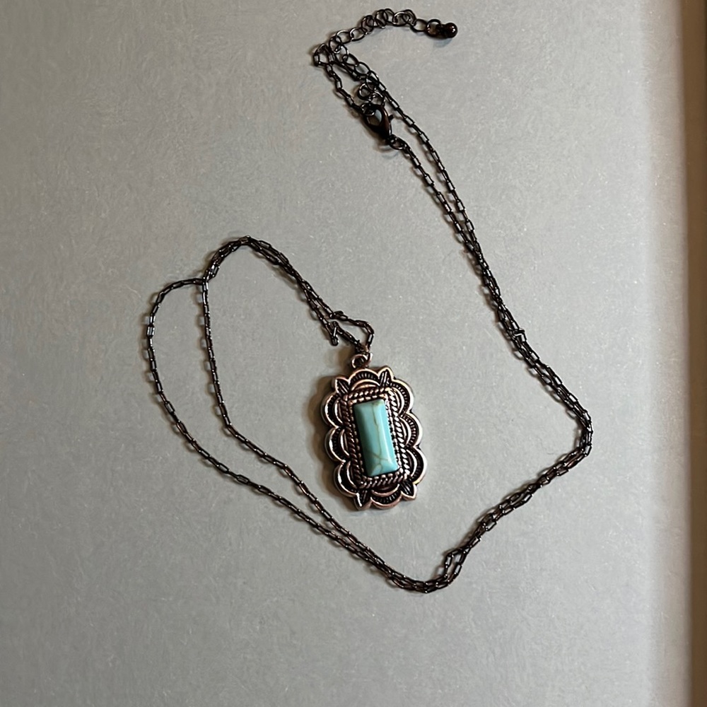 Turquoise western necklace